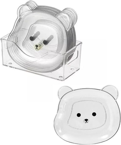 Plastic Plates Cute Bear Appetizer Plates